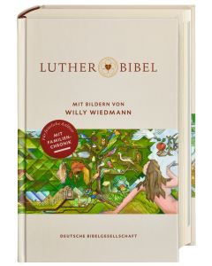 Lutherbibel mit Bildern von Willy Wiedmann