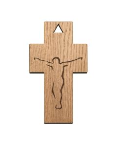 Massivholzkreuz 'Corpus' Eiche natur