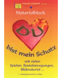 Du bist mein Schatz - Materialblock