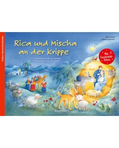 Rica und Mischa an der Krippe