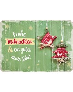 Postkarte 'Frohe Weihnachten & ein gutes neues Jahr!'