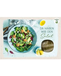 Dip-Karte 'Da haben wir den Salat'