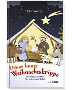 Omas bunte Weihnachtskrippe