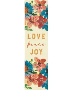 Lesezeichen 'Love Peace Joy'