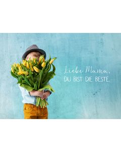 Postkarte 'Liebe Mama, du bist die Beste.' 1EX