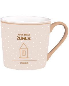 Tasse 'Bei dir bin ich zuhause'