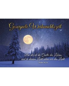 Postkarte Weihnachten 10EX