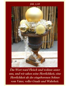 Faltkarte 6 Ex. 'Weihnachtspokal'