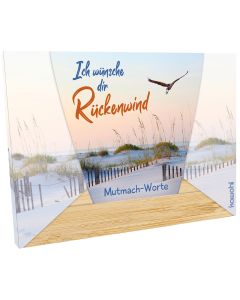 Karten-Aufstell-Etui 'Ich wünsche dir Rückenwind'