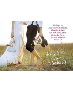 Faltkarte Hochzeit 'Alles Gute'