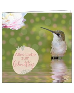 Faltkarte 'Alles Liebe zum Geburtstag'