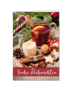 Faltkarte 'Frohe Weihnachten'  1x