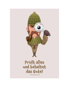 Postkarte 12 Ex. 'Prüft alles und behaltet das Gute!        1. Thessalonicher 5,21'