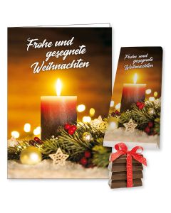 SchokoCard Frohe und gesegnete Weihnachten