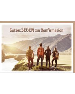 Faltkarte 'Gottes Segen zur Konfirmation'