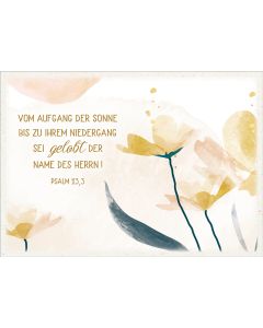 Postkarte 'Vom Aufgang der Sonne' 10 Ex.