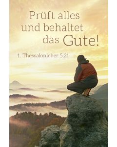 Poster A2 'Prüft alles und behaltet das Gute.'