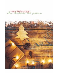 Faltkarte 'Frohe Weihnachten'