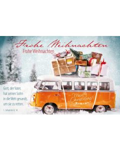 Faltkarte 'Frohe Weihnachten'