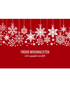 Postkarte 'Frohe Weihnachten und ein gesegnetes neues Jahr'